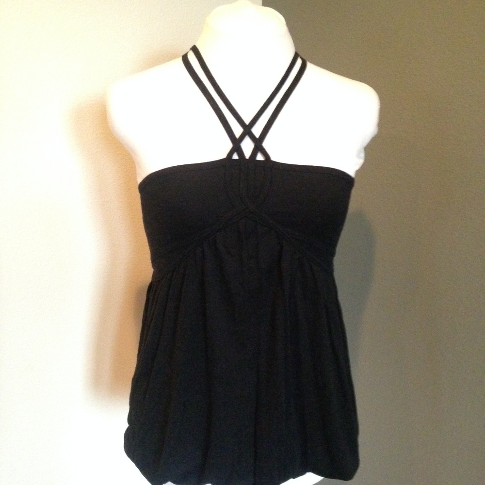 Club Monaco Black Halter